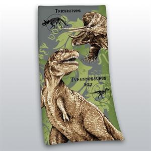 Personalisiertes Kinderhandtuch T-Rex Dino - 30x50cm Mit Namen